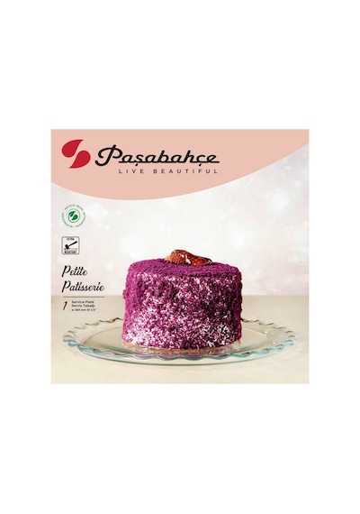 Paşabahçe Petite Patisserie Servis Tabağı 26 Cm 2 Adet Çok Renkli