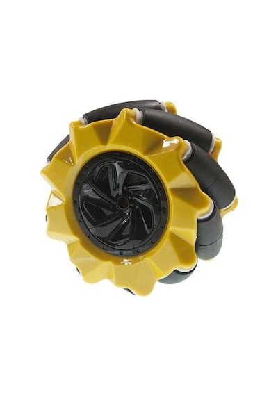 Mecanum Tekerlek Seti 80Mm - Sarı 4 Adet