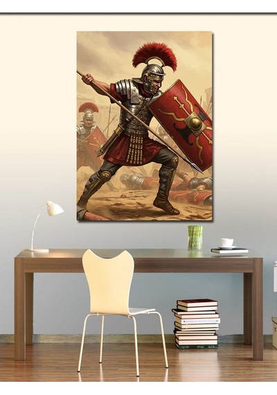 Kanvas Tablo Roma Askeri Ve Savaş Sahnesi 50cmx70cm