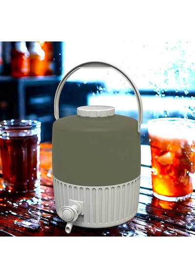 5 Lt Piknik Termos 1003 Super Picnic Cooler Jug Bej