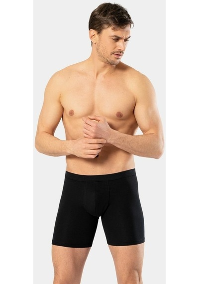 Cacharel Erkek Likralı Uzun Boxer Bel Bantlı 1336/Siyah 001 Cacharel Erkek Likralı Uzun Boxer Bel Bantlı 1336/Siyah 001