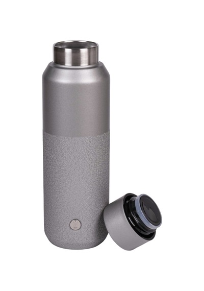 Gümüş Rengi Paslanmaz Çelik Metal Matara 550 ML Kapaklı No:98