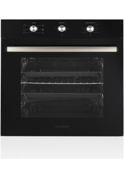 Alveus Emirgan ALV MFA 614 - ALV GLS 640 Siyah Ankastre Set