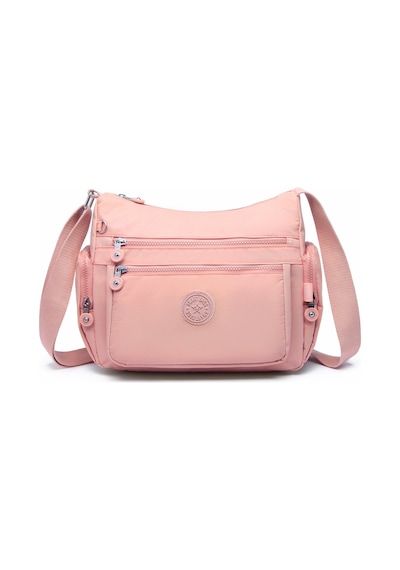 Smart Bags Kadın Postacı Çantası Krinkıl Kumaş 1115 Pudra 001