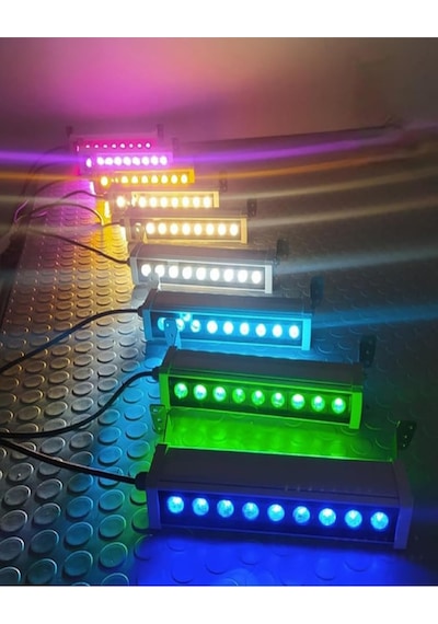 Mavi/wallwasher / 36 Watt / 100 Cm/sıva Üstü / Ip65 / 220 V Duvar,bahçe,cami,bina Aydınlatma