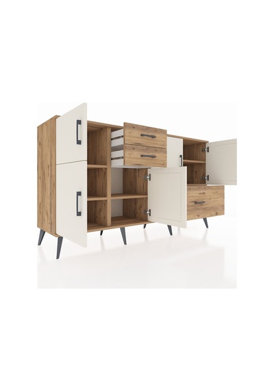Kronos Konsol 5 Raflı 3 Çekmeceli 5 Kapaklı 176x59x99 Çam-aytaşı/ Çam-aytaşı/çam Kronos Konsol 5 Raflı 3 Çekmeceli 5 Kapaklı 176x59x99 Çam-aytaşı/ Çam-aytaşı/çam