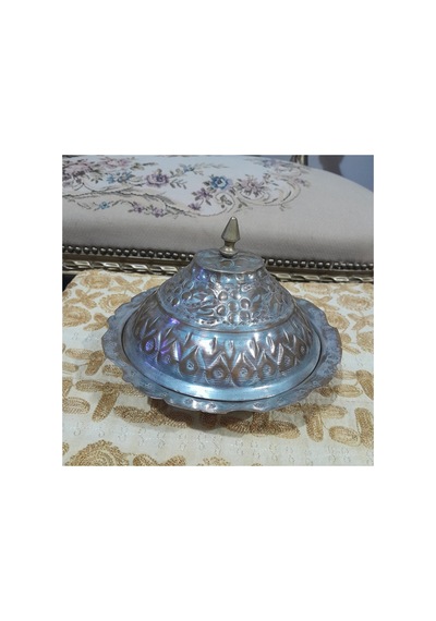 Antika Bakır Sahan Gri