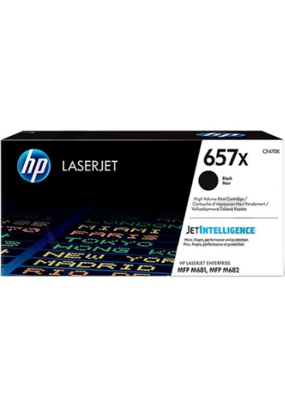 HP 657X Black Siyah Yüksek Kapasite 28.000 Sayfa Toner CF470X