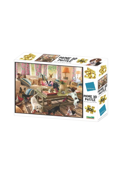 Prime 3d Giordano Köpekler Oturma Odasında Puzzle 300 Parça 12235