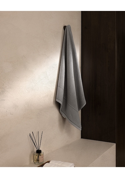Madame Coco Genevieve %100 Pamuk Banyo Havlusu - Gri - 70x140 Cm 8684427342572 Çok Renkli