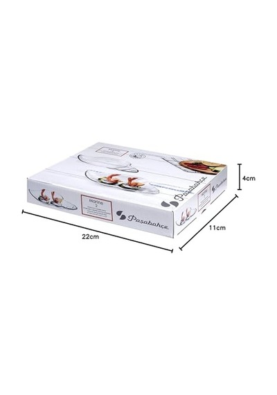 Paşabahçe Marine Servis Tabağı, 2'li, 22 Cm, Cam Çok Renkli