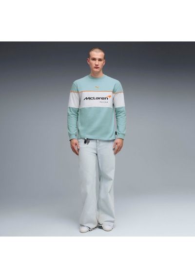 Puma Mclaren Racıng Lıfestyle Erkek Geniş Kesim Sweatshırt 637508 05 Mavi