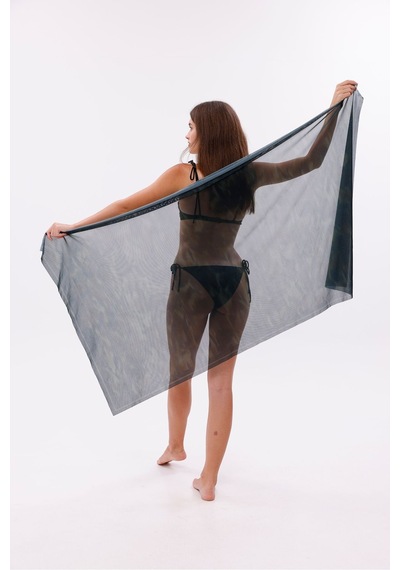 Tarzını Seç İç Gösterir Transparan Pareo - Gölgeli Zarafet Model 150x95 Cm Çok Renkli