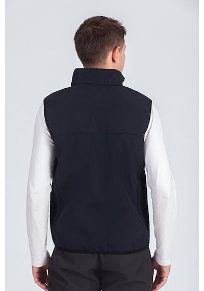 Vatan Tekstil Softshell Dik Yaka Erkek Yelek Lacivert