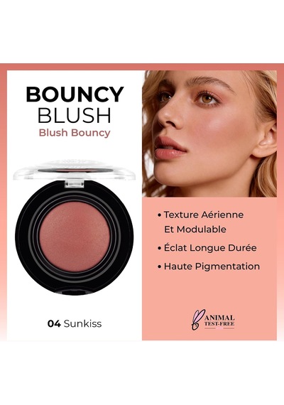 Cosmetics Bouncy Blush 04 Sunkiss Yumuşak Kremsi Allık Çok Renkli