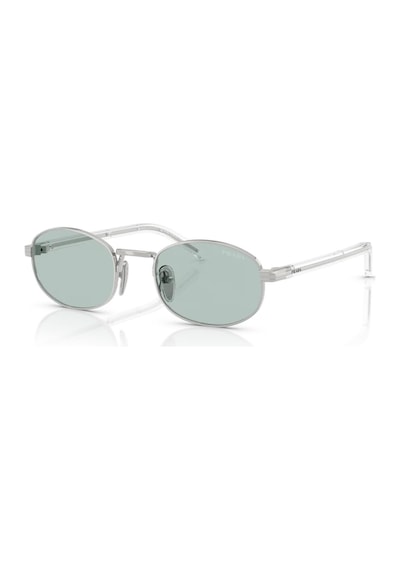 Prada Pr B53s 1bc40n 52 Unisex Oval Gri Metal Güneş Gözlüğü Gri