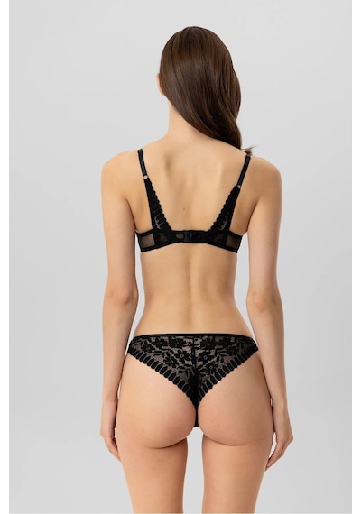 Pierre Cardin Lyon Destekli Push Up Sütyen Takım Siyah