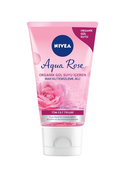 Nivea Aqua Rose Organik Gül Suyu İçeren Makyaj Temizleme Jeli 150 ML