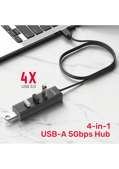 Unitek 4-in-1 Usb-a 5gbps Hub Y-3089v01 Ttkunı0017