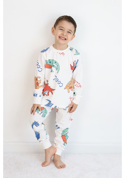 Erkek Pijama Takımı Beyaz