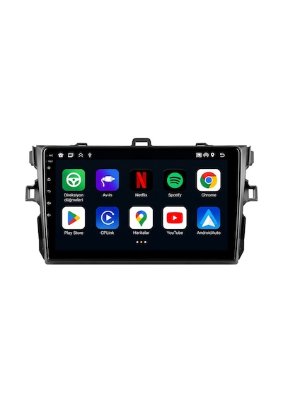Toyota Corolla Android Multimedya 2007-2012 Carplay Android Auto Navigasyon Kameralı 4gb Ram 64gb 9"