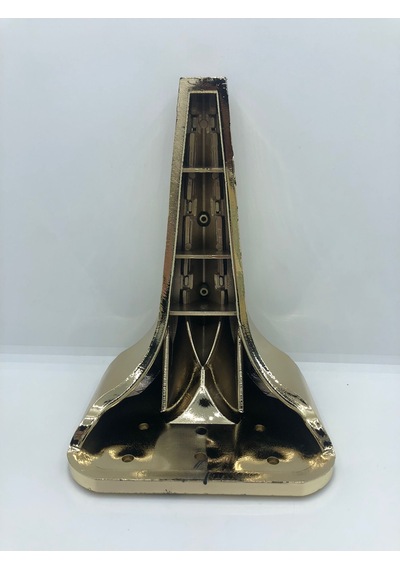 PLASTİK,19 CM GOLD KAPLAMA  BERJER,KOLTUK,MOBİLYA AYAĞI (4ADET)