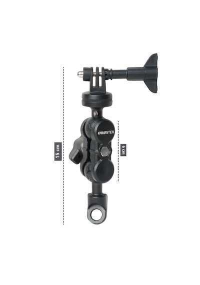 Knmaster Mc110 Ayna Dibi Bağlantılı 360 Ayarlanabilir Kamera Tutucu Aparat 15 Cm