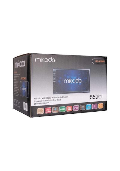 Mikado Mc-X200D Tft Double Multimedya Oto Teyp
