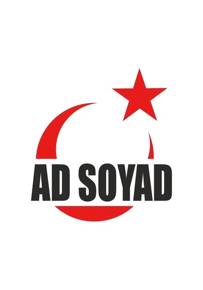 Türk Bayrağı Ad Soyad Yazılı Oto Sticker Kırmızı 30 15 Cm