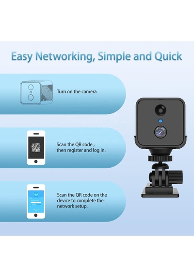 Mini Wifi 4g Hd Kamera 2mp Hareket Sensörlü Güvenlik Ip Kamera Şarjlı Adaptör Gerektirmez