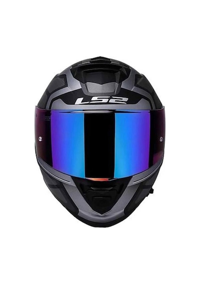 Ls2 Storm 2 Faster Full Face Motosiklet Kaskı Gökkuşağı Vizörlü Mat Titanyum