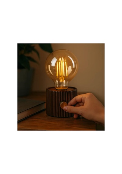 Glbl-tstil4136 Şarjlı Dekoratif Masa Lambası - Kademesiz Dimmer - Type-c Bağlantılı Renk