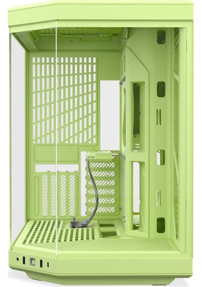 Y70 Matcha Milk Temperli Cam Usb 3.2 E-atx Dual Chamber Mid Tower Gaming Kasa Cs-hyte-y70-mm
