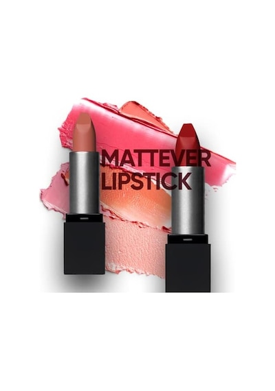 Mattever Lipstick 07 Whisper Talks Yarı Mat Bitişli Ruj, Nude 0