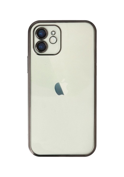 Apple iPhone Uyumlu 12 Kılıf Razer Lensli Silikon - Siyah Ym230036