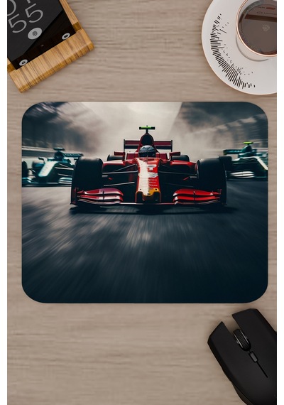 F1 Kaymaz Dikişli Kauçuk Oyuncu Mousepad V1 - 22x18 Gaming Mouse Pad Fare Altlığı