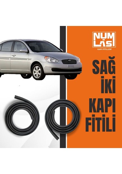 Hyundai Accent 2012-2018 Sağ Ön Ve Arka Kapı Fitili-a Kalite-numlas-nm6337