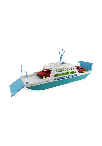 Feribot Araç Taşııyan Gemi 45 Cm - Turkuaz Lisinya