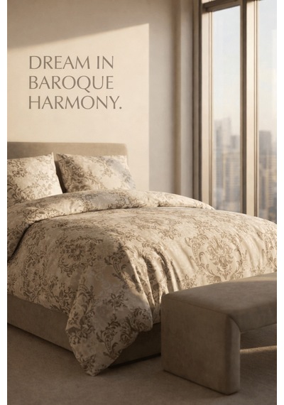 Çift Kişilik Nevresim Takım - 80% Pamuk, 20% Polyester - 200 Cm X 220 Cm Beyaz