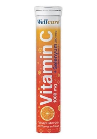 Wellcare Vitamin C 1000 Mg Selenyum 15 Efervesan Tablet