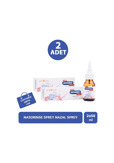 Nasorinse Sprey 50 Ml 2 Adet