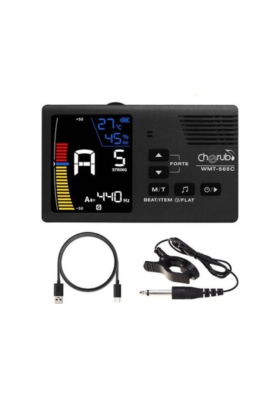 Cherub Wmt-565c Kromatik Metronom-tuner Hepsi Bir Arada Kulaklık Çıkışlı