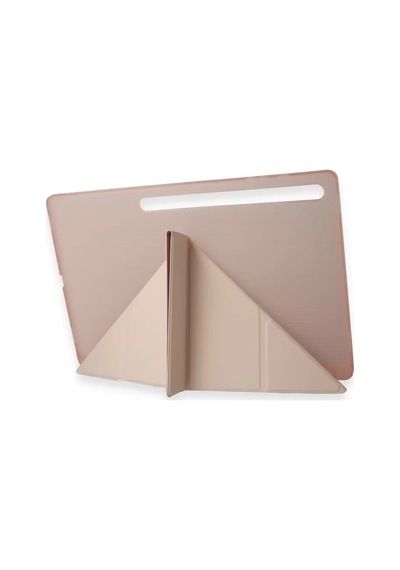Samsung Galaxy Uyumlu,Tab A9 Kılıf Kalemlikli Mars Tablet Kılıfı - Rose Gold