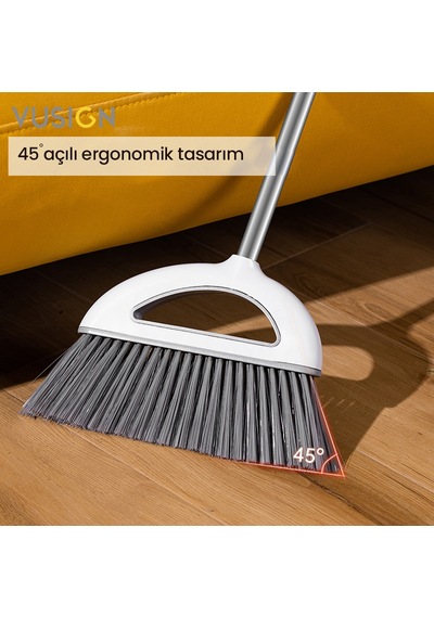 Vusıgn Süpürge Takımı Serisi 41.5x24.5x10 Cm Beyaz