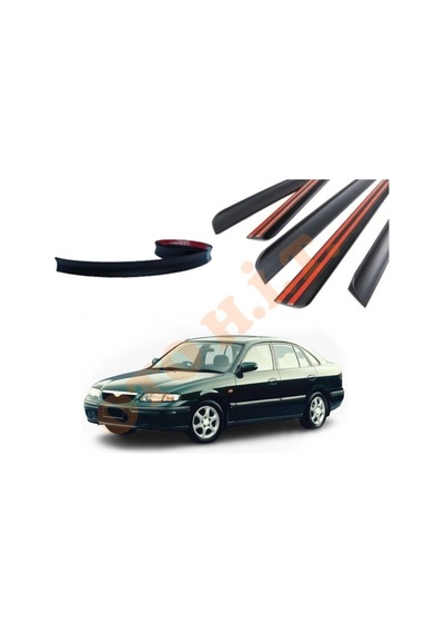 Mazda 626 98-01 Uyumlu Bagaj Üstü Spoiler Mat Siyah