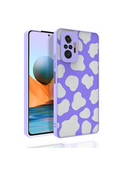 Subutu Redmi Note 10 Pro Kılıf Desenli Kamera Korumalı Parlak Sbt Nora Kapak - No6 NO6