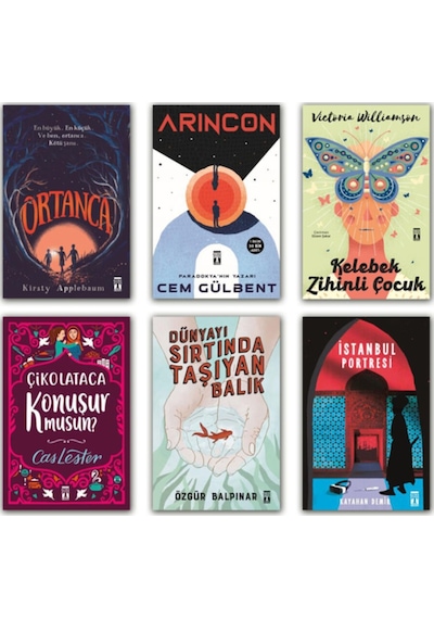 Kelebek Zihinli Çocuk Ortanca Arincon Çikolataca Konuşur Musun 6 Kitap Set