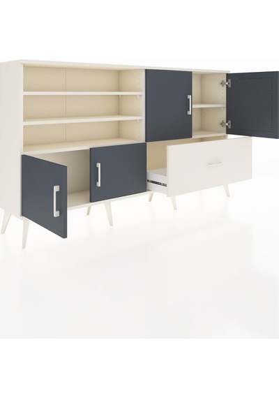 Arges Konsol 5 Raflı Tek Çekmeceli 4 Kapaklı 176x30x99 Aytaşı-ant Aytaşı-antrasit/aytaşı Arges Konsol 5 Raflı Tek Çekmeceli 4 Kapaklı 176x30x99 Aytaşı-ant Aytaşı-antrasit/aytaşı