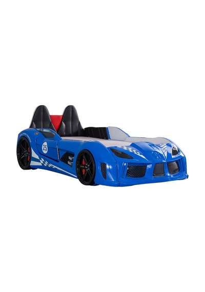 Setay Arabalı Yatak, Raceing Car V8 Full Ledli Koltuklu Arabalı Yatak - Mavi 100x190 Setay Arabalı Yatak, Raceing Car V8 Full Ledli Koltuklu Arabalı Yatak - Mavi 100x190