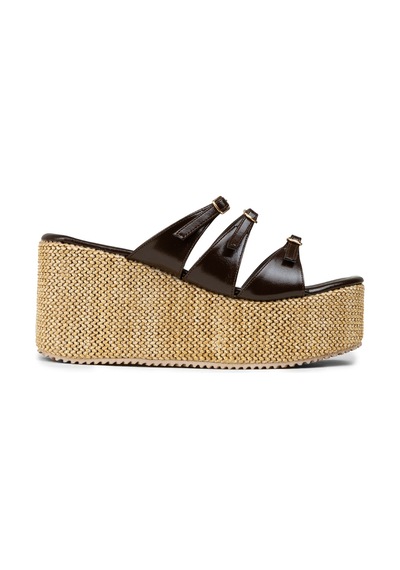 Deery Kadın Kahverengi Platform Terlik - Rd120zkhvc01 Kahverengi